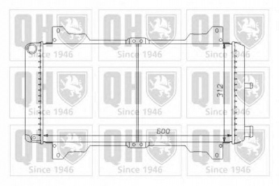 QUINTON HAZELL qer1433 -  Радиатор, охлаждение двигателя